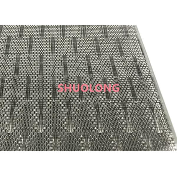Buy cheap Stainless Steel Woven Laminated Glass Metal Mesh With Wire Mesh Inter Layer from wholesalers
