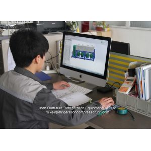 R404a Refrigeration Water Cooled Screw Chiller Multi Stage Energy Controlling