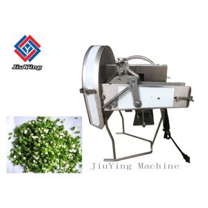 High Efficiency Vegetable Processing Equipment / Onion Garlic Cutter Machine