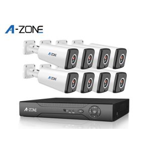 Waterproof Ip668 Channel Poe Security Camera System 1080P Linkage Alarm