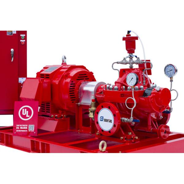 Buy cheap NFPA20 Standard Diesel Engine Driven Fire Pump 415 Feet With Air / Water Cooling System from wholesalers