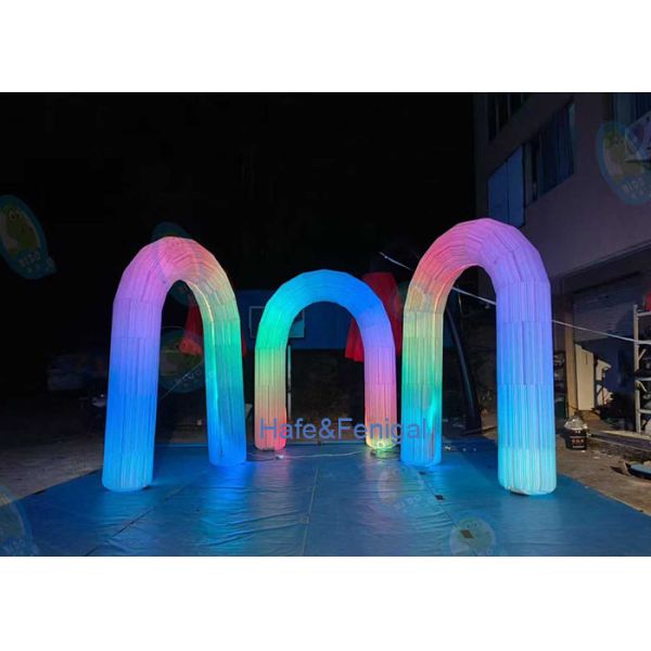 Quality Arched illuminated inflatable tent, lighting up your outdoor life with a single touch for sale
