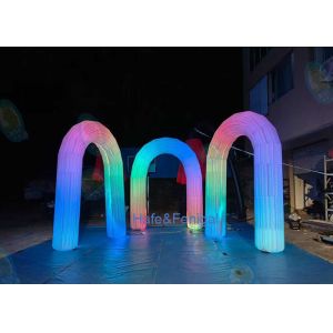 Buy cheap Arched illuminated inflatable tent, lighting up your outdoor life with a single touch from wholesalers