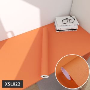Buy cheap Peel and Stick Textured Wallpaper in Orange Solid Design Style Contact Paper Easy Installation from wholesalers