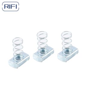 Buy cheap Pre Galvanized Strut Channel And Fittings 8mm For Strut Support System Spring Nut from wholesalers