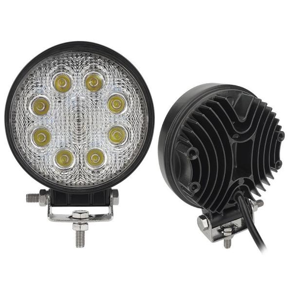 Forklift LED Round Auxiliary Light 24W Waterproof LED Working Light Forklift Light