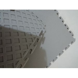PVC textured visible joint interlocking floor tiles 500