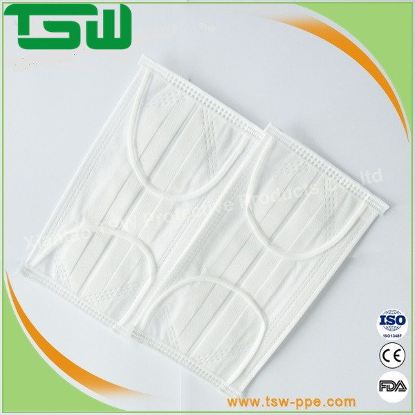 Buy cheap Breathable Single Use Disposable Face Mask With Elastic Earloop from wholesalers