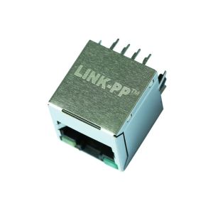 Buy cheap LMJ2138814S0L1T1C Vertical RJ45 Jack With 10/100 Base-T Magnetic LPJD4012BHNL from wholesalers