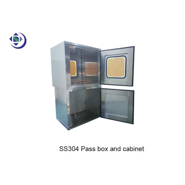 Quality SS304 Air Shower Pass Box For Cleanroom With Mechanical Interlock for sale