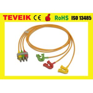 Buy cheap Compatible GE- Marquette ECG / EKG cable compatible with Pro1000 3 leadwires, clip, IEC from wholesalers