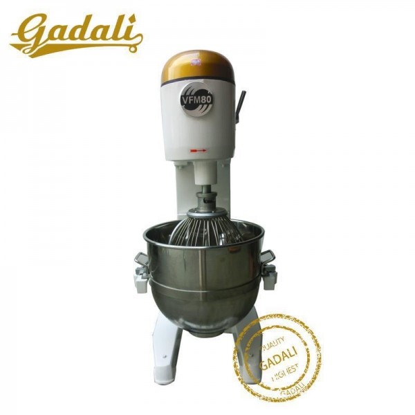 Quality Low Noise 380V 80L Planetary Mixer For Bakery for sale