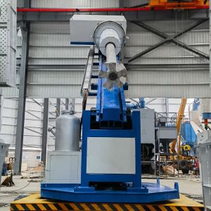 Powerful Rotary Degassing Unit Three Phase Four Wire Power Supply Fluxing Size