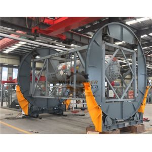 Buy cheap 5Ton Tank ISO Container Turnover Rotation Machine Rotation Revolving Frame product