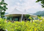 Buy cheap White Luxury Resort Tents , Double Pagoda UV Protection Fabric High Mountain Tent from wholesalers