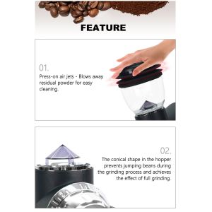 Commercial Grinder Semi-Automatic Coffee Machine with Electric Coffee Grinder