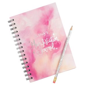 Custom Logo Printing Manifestation Journal Notebook 2021 Daily Planner With