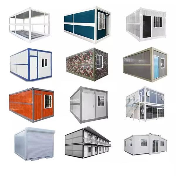 Customizable Folding Container House Strong Steel Structure And Insulated Wall