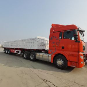 Buy cheap 40FT Sidewall Board Box Drop Tipper Transport Heavy Cargo Truck Semi Trailer Customization from wholesalers