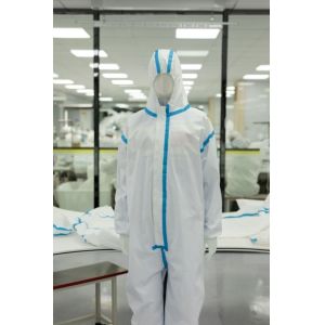 Buy cheap Non Woven Full Body Coverall Disposable Protective Suit CE Approval from wholesalers