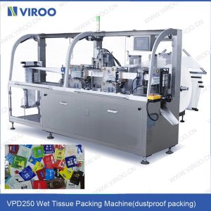 Single alcohol Wet Tissue Packaging Machine PLC Control Automatic，mosquito