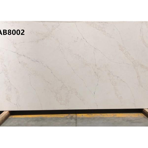 Quality Hardness Scale Non Toxic Artificial Quartz Stone Slabs Heat Resistance For Kitchen Countertop for sale