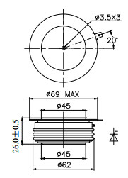 Buy cheap Phase Control Thyristors Y45KPC from wholesalers