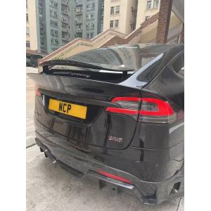 Buy cheap Tesla model X Carbon Fiber Body Kit model X Carbon fiber front lip diffuser Spoiler hood wheel arch wide body kit from wholesalers