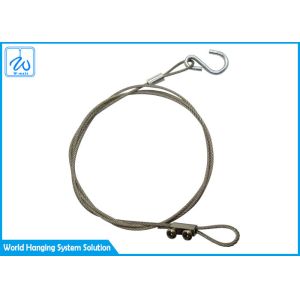 Buy cheap Diameter 1.5 mm Stainless Steel Wire Rope Safety Lanyards With S Hook from wholesalers