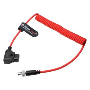 Buy cheap Alvin's Cables Atomos Ninja V D-tap Power Cable, 1.6-4ft Smart Dtap to Locking DC 2.1 Coiled Cable for Blackmagic Video Assist, for Hollyland Mars from wholesalers