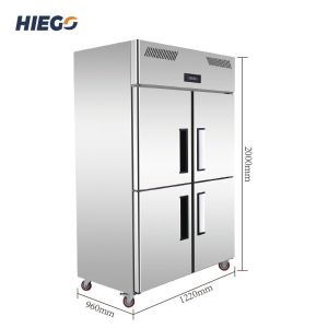 Buy cheap Direct Cooling Commercial Upright Refrigerator 4 Doors 1000L from wholesalers