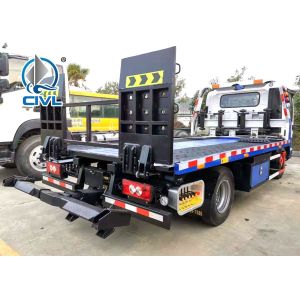 Buy cheap 3800 Wheelbase HOWO Truck Mounted 4x2 6.2M Flatbed Tow Truck / Wrecker Vehicle from wholesalers