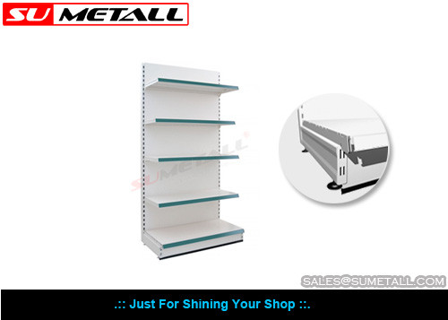 Five Layers Store Gondola Shelving With Dismountable Base Leg For Retail Store /