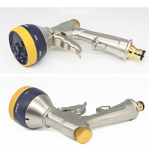 Buy cheap 7 Patterns Extended Plastic Garden Water Guns Water Hose Nozzle from wholesalers