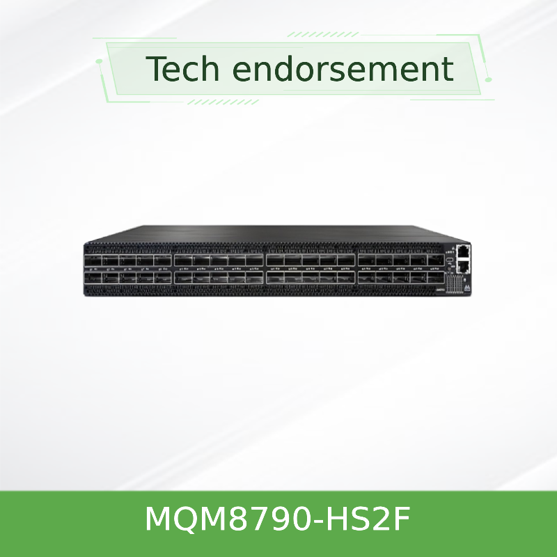 China MQM8790-HS2F(920-9B110-00FH-0D0) HDR Mellanox Infiniband network Switch 40 QSFP56 Ports 2 Power Supplies AC on sale