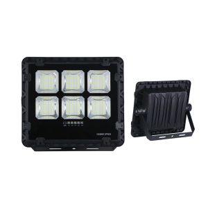 Buy cheap Efficient Solar Floodlight, 150W, Black Aluminum, IP65 Waterproof, Ideal for Outdoor Lighting from wholesalers