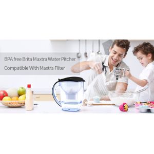 Buy cheap Plastic Drinking Alkaline Water Filter Pitcher BPA Free 3.5L With High PH from wholesalers