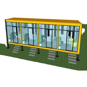 Buy cheap Living 26 SQM 40foot Mobile Temporary Container Office from wholesalers