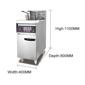 Buy cheap Electric Food Production Line Equipment Stand 1-tanks Fryer With Power Source from wholesalers