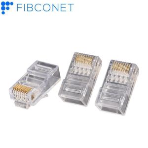 Buy cheap Customized Ethernet with Gold Plated Pass Through UTP RJ45 Cat5/6 Shielded Connector from wholesalers