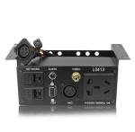 Buy cheap 250V Under Desk Power Strip , Table Bottom Lifting Side - Mounted Desktop Information Box from wholesalers
