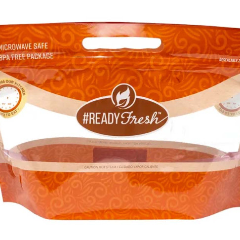 Quality Restaurantware Recycled PET Hot Chicken Bag Reusable With Ziplock for sale