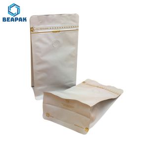 Buy cheap Laminated Aluminum Foil Flat Bottom Coffee Bag Gravure Printing from wholesalers