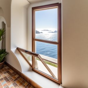 Buy cheap Aluminum House Bottom Hung Casement Windows Inward / Outward Opening from wholesalers