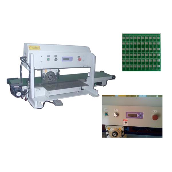 Buy cheap Electronic Pcb Separator With Converoy, Automatic Circular / Linear Blade Pcb Depanelizer from wholesalers