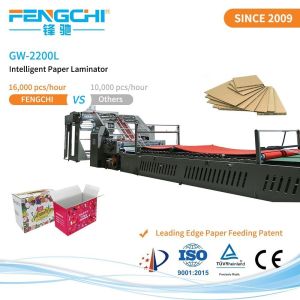 Buy cheap Full Automatic Cardboard to Corrugate Flute Laminator with Plastic Film Mulching Modes from wholesalers
