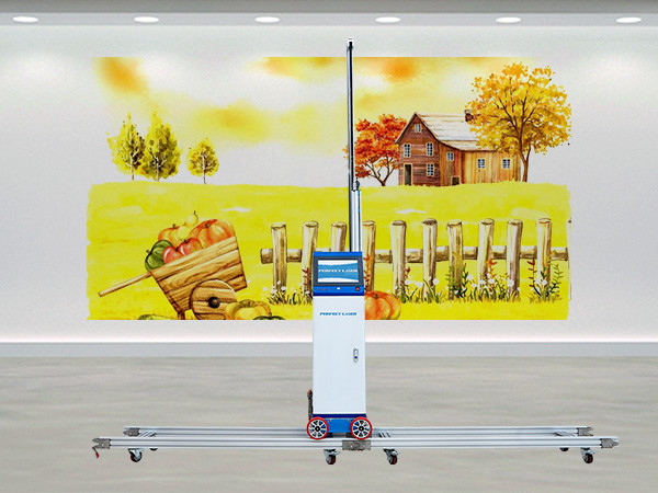 Buy cheap LCD Control 32m2/H 9600DPI Vertical Wall Printing Machine 75w from wholesalers