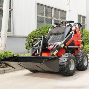 Buy cheap ZHONGMEI Wheel Tracked Skid Steer Loader 25 L Fuel Tank Mini Skid Steer Loaders from wholesalers