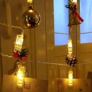 LEDs Photo Clip LED String Light Battery Operated Photo Frame Clip Indoor Light