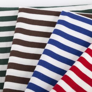 Buy cheap Easy To Care For And Breathable And Hygroscopic Striped Knit Fabric For  Casual Wear from wholesalers